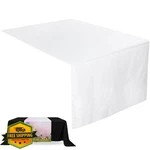 Breling Pcs White Sublimation Table Runners 24X72 Inch. Fixed Price $34.99.