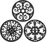 Silicone Trivet Mat Hot Pot Holder Pads For Table & Countertop 1-BLACK. Fixed Price $18.84.
