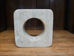 Bloomingville Square Stone Taper Holder AH1799 4.75. Fixed Price $24.95.