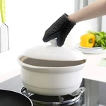 Quilted Oven Mitts Silicone Grip Heat Resistant Kitchen Gloves 1 Pair Set. Fixed Price $19.99.
