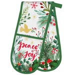 Michel Design Works Joy To The World Holiday Large Padded Double Oven Glove. Fixed Price $24.95.