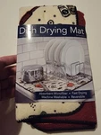 Dish Drying Mat Absorbent Microfiber Fast Machine Washable Reversible. Fixed Price $9.49.
