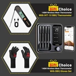 Inkbird Truly Wireless Cooking Meat Thermometer Bbq Gloves Grilling Smoking Oven. Fixed Price $90.99.