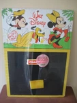 Nos Vintage Mickey Mouse & Minnie Pluto Chalkboard Walt Disney Productions Mcm. Fixed Price $59.99.