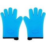 Set Of Bbq Max Heat Resistant Grill Gloves Silicone Oven Mitts Handle Hot Food. Fixed Price $13.29.