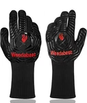 Weedabest Hot Bbq Gloves Heat Resistant Kitchen Oven Mitts Professional. Fixed Price $11.00.