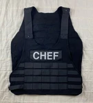 Tactical Bbq Apron Chef Canvas Black Grilling Cooking Think Geek. Fixed Price $24.99.