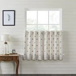 Farmhouse 36"X36" Honey Bees Tier Pair Creme Kitchen Window Curtains Vhc Brands. Fixed Price $51.45.