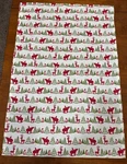 Crate & Barrel Holiday Critters Large Cotton Kitchen Dish Tea Towel Winter Rare. Fixed Price $13.29.