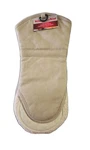 Kitchenaid Oven Mitt Quilted Heat Patch 100% Cotton Khaki Comfortable Lining. Fixed Price $7.99.