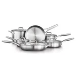 Calphalon 11-PIECE Pots And Pans Set, Stainless Steel Kitchen Cookware With S.... Fixed Price $399.87.