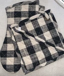 Pottery Barn/williams-sonoma Dalton Check Oven Mitt Potholder Cotton/linen Euc. Fixed Price $39.95.