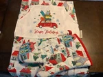 Cooksmart England Happy Holidays Apron & Oven Mitt Set. Fixed Price $12.35.