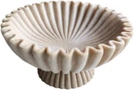Artrhyt 10" Large Decorative Scalloped Bowls For Modern Home Decor,r. Fixed Price $72.92.