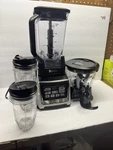 Ninja Nutri Blender System Auto Iq BL682 1500W Base 3 Blades Pitchers Mugs. Fixed Price $95.20.