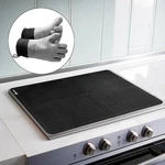 Extra Large Silicone Stove Top Cover & Heat Resistant Oven Glove Set - 28" 20". Fixed Price $14.98.