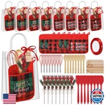 Chengu 58 Pcs Christmas Kitchen Gift Set Merry Pot Holders Xmas. Fixed Price $101.36.