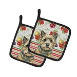 Carolines Treasures WDK8156PTHD Unisex Adult Cairn Terrier Vegetables Pot Hol.... Fixed Price $28.06.