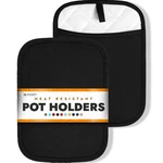 Silicone Kitchen Pot Holders With Pockets, 2 Pc Set Trivet, Steam And Heat Re.... Fixed Price $16.85.