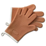 Bbq Gloves, Silicone And Cotton Double Layer Heat Resistant Oven Mitts, Water.... Fixed Price $19.96.