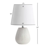 Safavieh Kole Table Lamp, Reduced Price 2172734108 TBL4139A-SET2. Fixed Price $75.00.