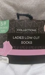 10-PACK Of Collections By Juncture Ladies' Low-cut Socks With Heart Graphic.... Fixed Price $6.00.