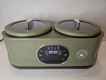 1.7L Double Hot Pot Cooker Dual Electric Split CC-207 Tested Working. Fixed Price $43.25.
