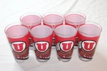 7 Utah Utes 16 Ounce Pint Glasses By Boelter Brands Ncaa Field New. Fixed Price $44.95.