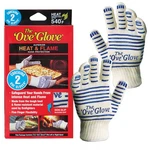 The Glove - Superior Heat & Flame Hand Protection Pack Of 2 Oven Mitts. Fixed Price $35.34.