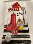 Kay Dee Bbq Time Dual Purpose Terry Towel Ketchup-mustard Soft Absorbent New. Fixed Price $6.00.