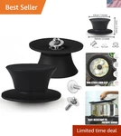 Universal Silicone Lid Replacement Handles - Soft Grip & Dishwasher Safe 2 Pack. Fixed Price $14.95.