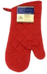 Home Collection Oven Mitt 100% Cotton Red. Fixed Price $7.99.