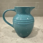 Creucet Caribbean 20OZ Breakfast Jug Pitcher Handle New Second Choix 600ML. Fixed Price $49.99.