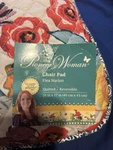 The Pioneer Woman Chair Cushion Flea Market Quilted Reversible. Fixed Price $15.00.