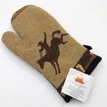 Cowboy Bronco Design Oven Mitt Cotton Polyester Blend 6X12 Inches Raa Kha. Fixed Price $5.99.