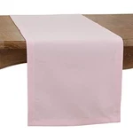 Saro Lifestyle Everyday Design Solid Color Table Runner, 90" X 16" - Pink. Fixed Price $21.99.