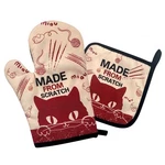 Made From Scratch, Funny Oven Mitts And Pot Holders (set Of 2) With Hanging L.... Fixed Price $22.51.