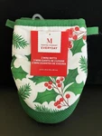 Martha Stewart 2 - Mini Oven Mitts Christmas Holy & Pine Set New!!. Fixed Price $18.95.
