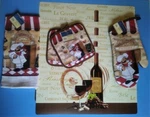 Kitchen Home Collection Chef Theme (8 Pcs Set). Fixed Price $19.95.