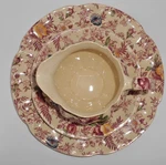 3 Piece Set Of Old English Chintz By Johnson Brothers, England, Creamer, Saucer,. Fixed Price $58.88.