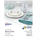 Avery Place Cards, Sure Feed Tech, 1-7/16 X 3-3/4 *read Description*. Fixed Price $15.99.