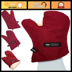 High Heat Oven Mitt 15" - Cool Touch Flame Protection Up 900 F, Red, Kitchen. Fixed Price $78.99.