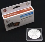 41MM Quadrum Intercept Square Coin Capsule Holders For American Silver Eagle 6PK. Fixed Price $8.91.