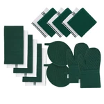 Lane Linen Towels And Dishcloths Sets 16 Pc Kitchen Mitts Pot Holde.... Fixed Price $42.35.