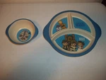 Star Wars Best Buds Children's Plate & Cereal/soup Bowl R2D2 C3PO Bpa Free K. Fixed Price $6.74.