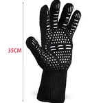 Bbq Gloves Flame Retardant Non Slip Grilling Fire Heat Resistant Silicone. Fixed Price $19.99.