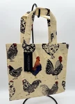 Ulster Weavers Pvc Mini / Small Gusset Rooster Tote Bag 609ROO Nwt. Fixed Price $15.00.