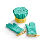 New Pampered Chef Kids Club Hat And Oven Mitts Item #101591. Fixed Price $31.99.