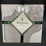 Waterford Linens Grey Silver 100% Bread Basket Cover 16X16 New Gray. Fixed Price $7.95.