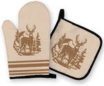 Camper Gifts Elk Oven Mitts And Pot Holders Sets, Camping Deer Kitchen Decor. Fixed Price $25.48.